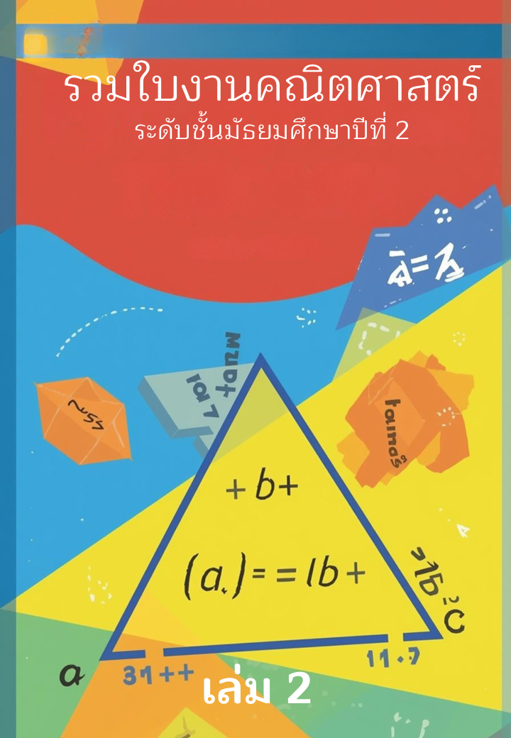 รวมใบงานคณิตศาสตร์ระดับมัธยมศึกษาปีที่ 2 (กำลังออกแบบ ยังไม่สมบูรณ์)